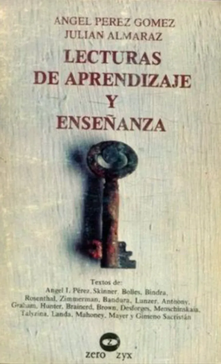 Pérez Gómez, A. I. Lecturas de aprendizaje y enseñanza. Zero editores ISBN 978-84-317-0541-1